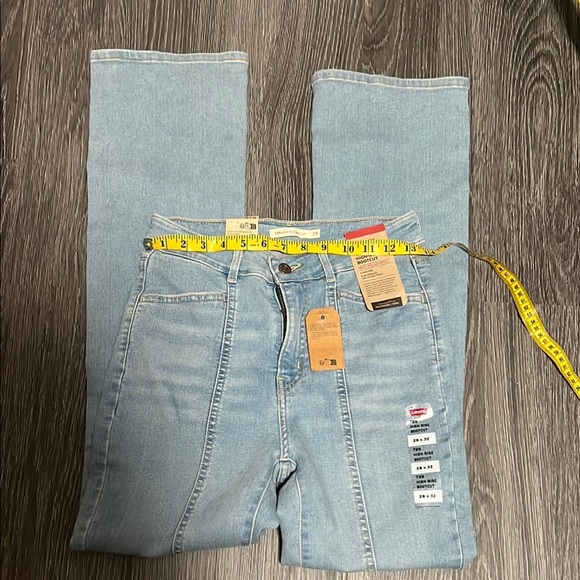 Levi's Blue Boot Cut Jeans Classic Denim - Picture 5 of 8